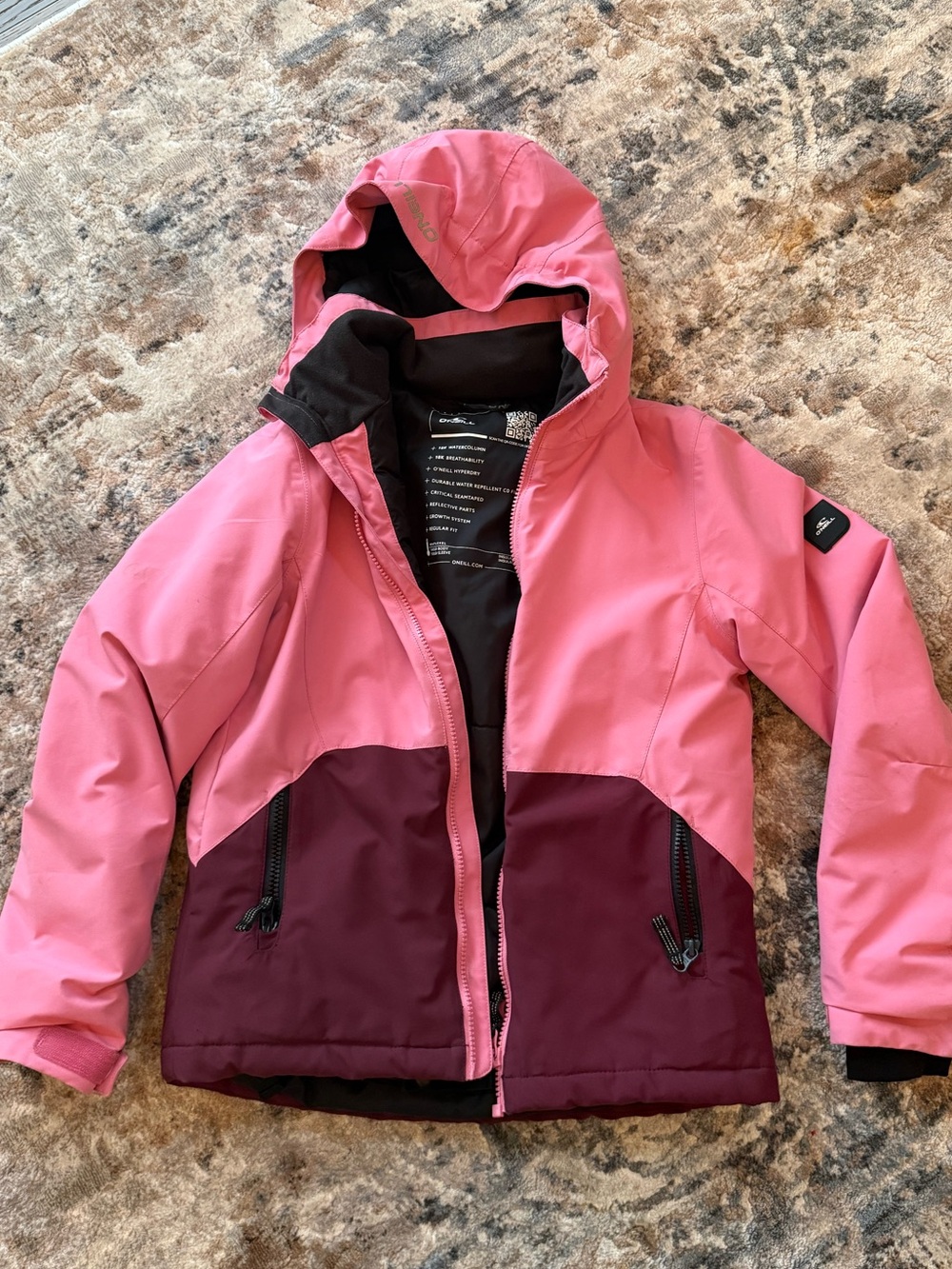 O'Neill Colorblock Hooded Insulated Jacket